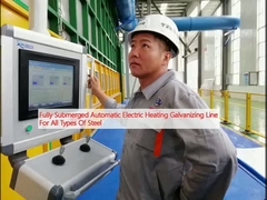 Vollautomatische elektrische Heizungsverzinkungslinie für alle Arten von Stahl
