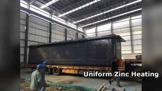 Kontrollsystem für die Kesselheizung aus verzinktem Zink