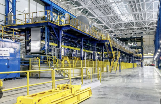 0-15 m/min Warmtauchenverzinkungsleitung mit Hochgeschwindigkeits-Pulsverbrennung